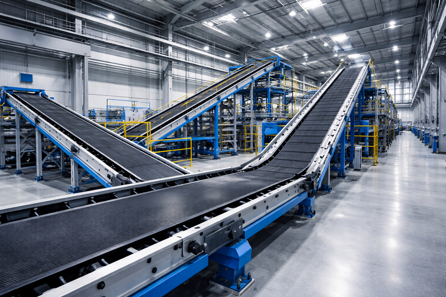 Instalación de bandas transportadoras